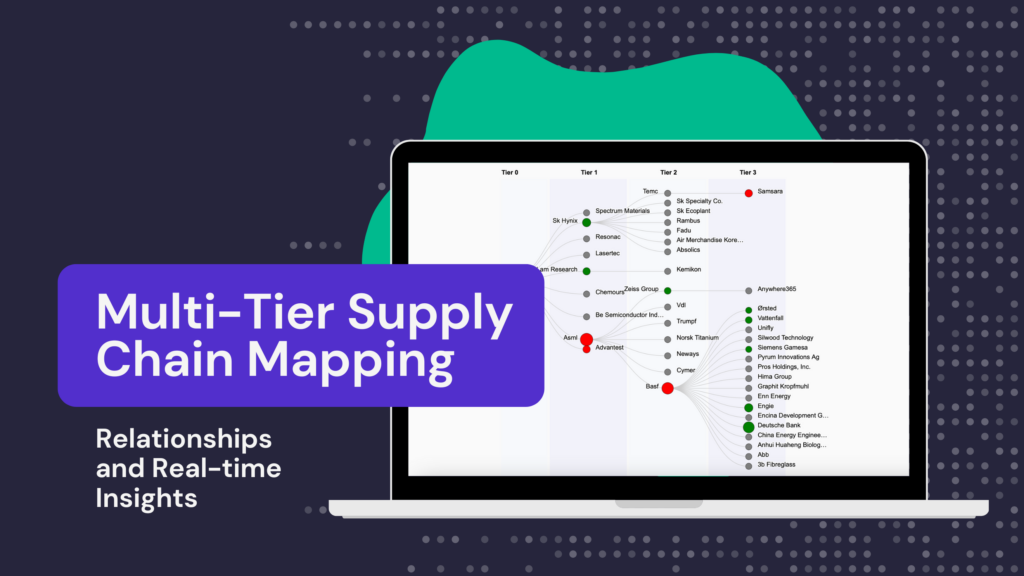 Interactive Multi-tier Supply Chain Mapping Example